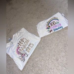 Two 100 Days Of School Custom Shirts